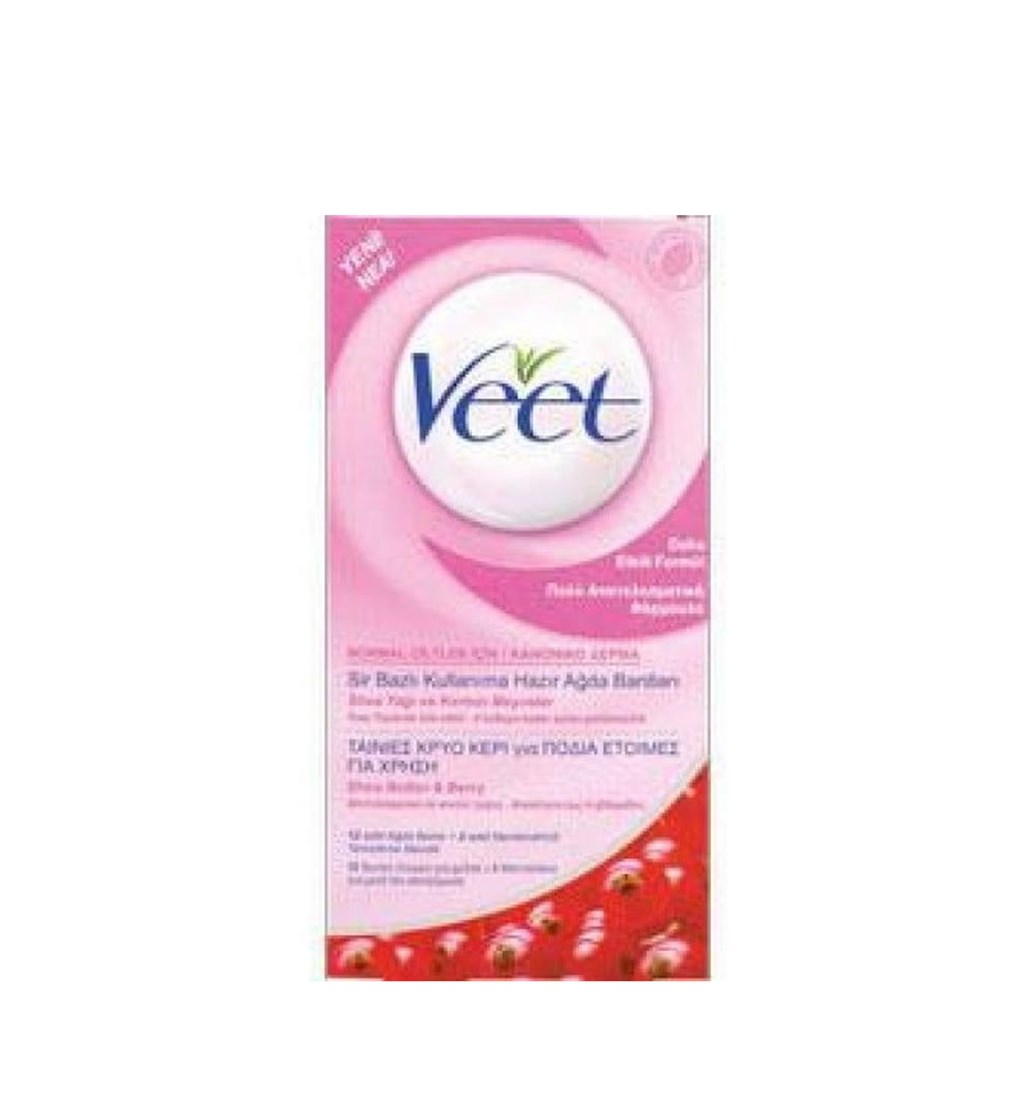 VEET HAZIR AĞDA BANDI NORMAL CİLTLER İÇİN (12'Lİ PAKET)