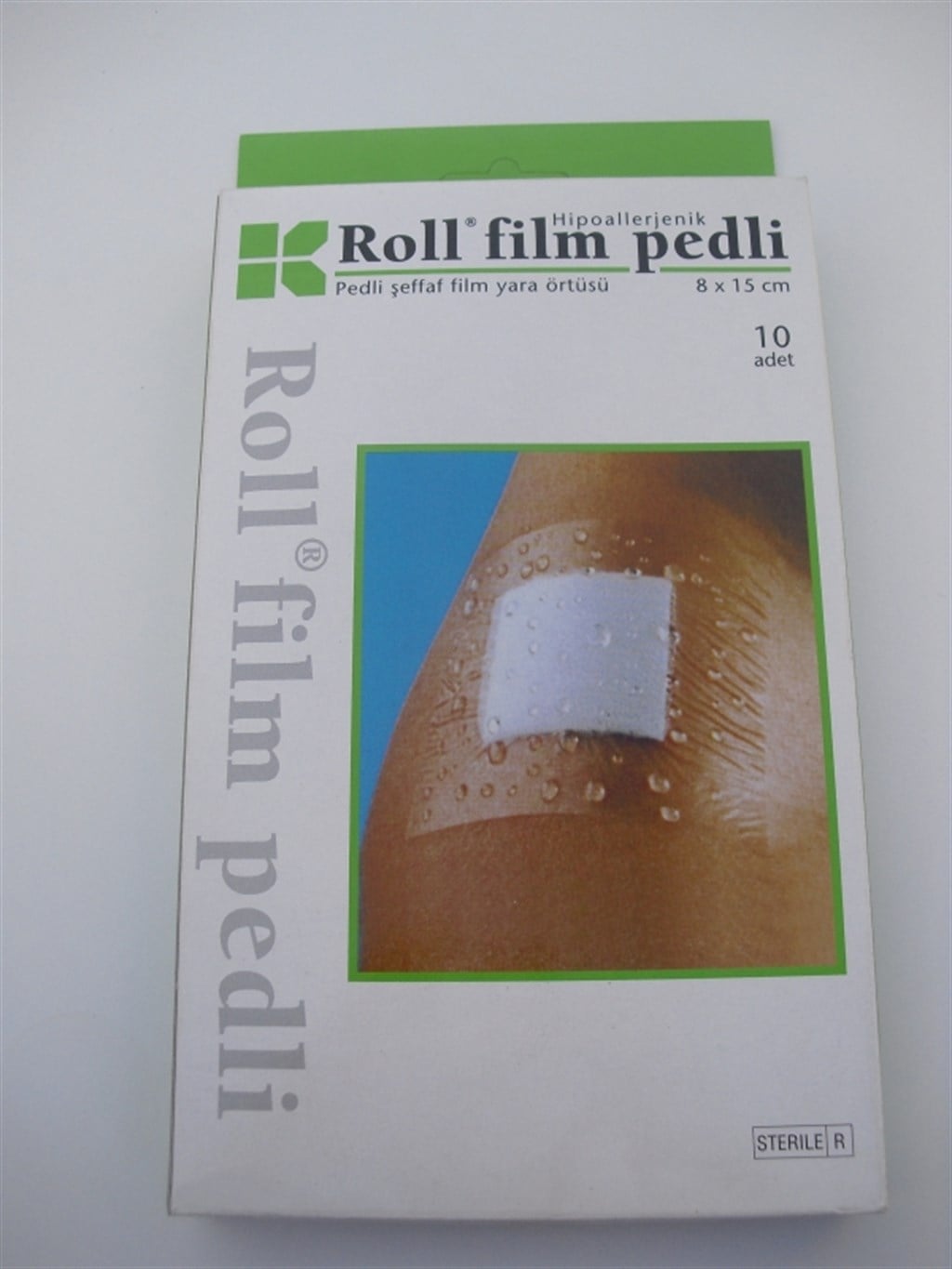 ROLL FİLM PEDLİ ŞEFFAF YARA ÖRTÜSÜ 8x15cm 10 LU PAKET