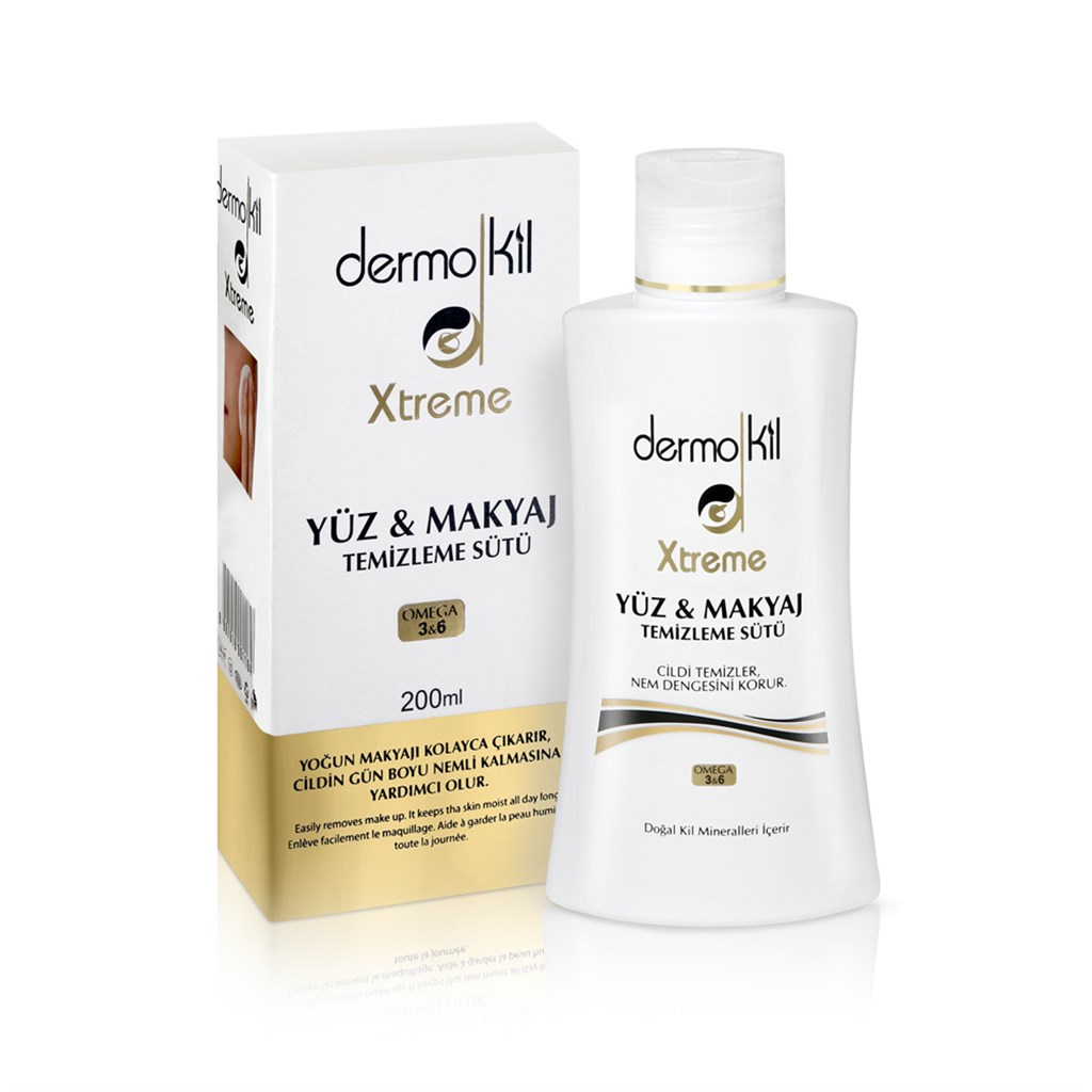 DERMOKİL XTREME YÜZ MAKYAJ TEMİZLEME SÜTÜ