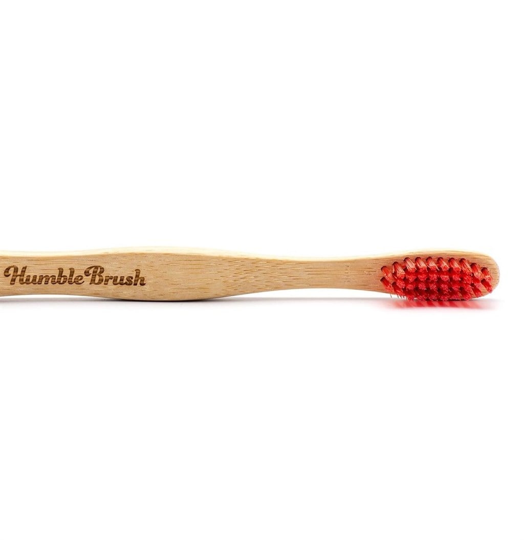 HUMBLE BRUSH BAMBU DİŞ FIRÇASI KIRMIZI YETİŞKİN YUMUŞAK