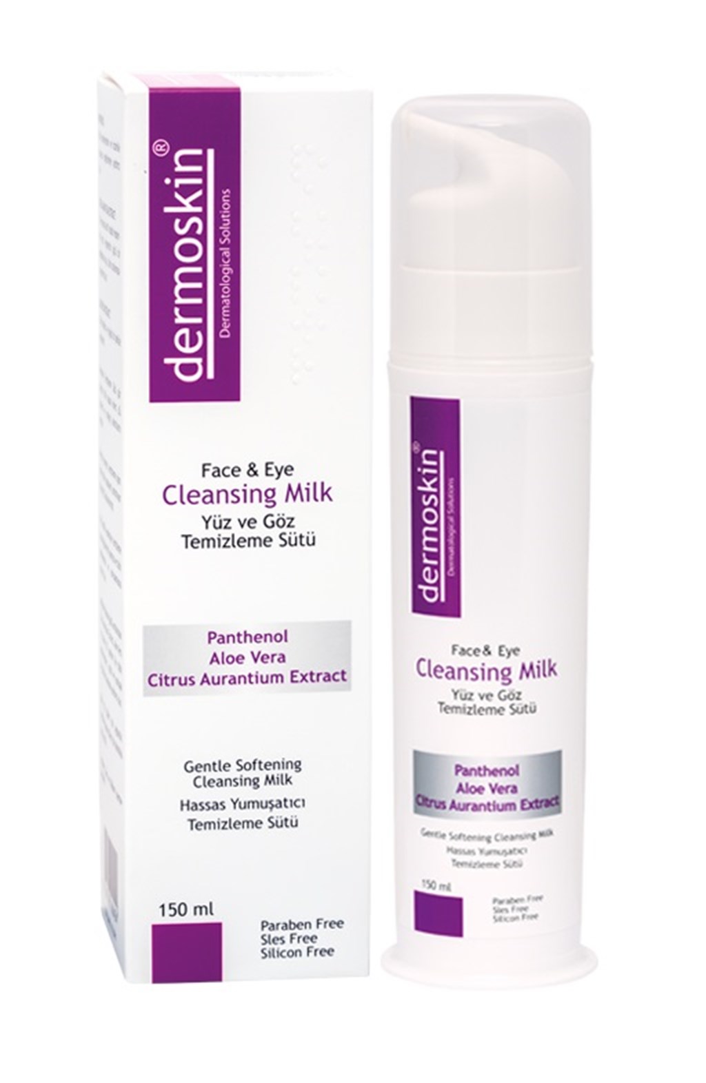 DERMOSKİN YÜZ VE GÖZ TEMİZLEME SÜTÜ 150ML