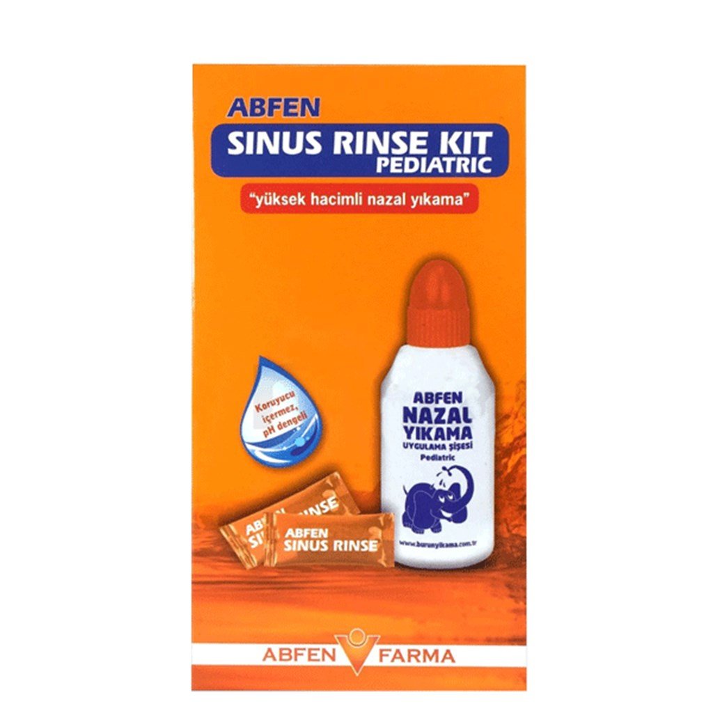 Abfen Sinus Rinse Pediatrik Kit 25 X 120 Ml