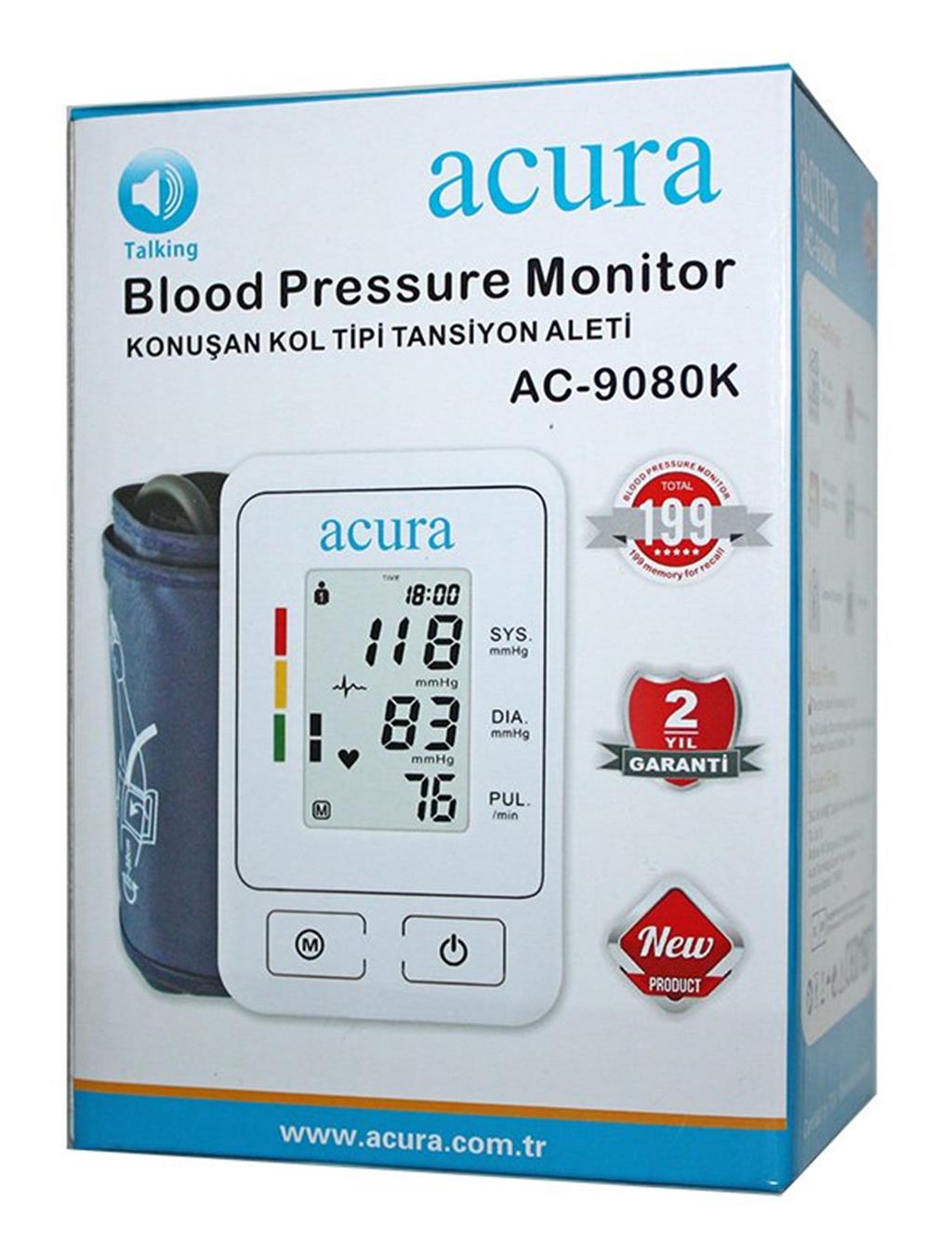 Acura AC-9080K Konuşan Kol Tipi Tansiyon Aleti