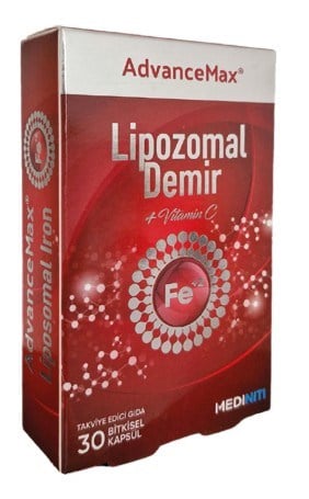 Advancemax Lipozomal Demir 30 Kapsül