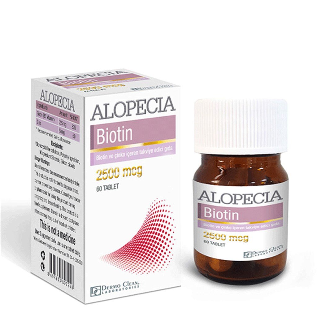 Alopecia Super Potency Biotin 2500Mcg - 60 Tablet