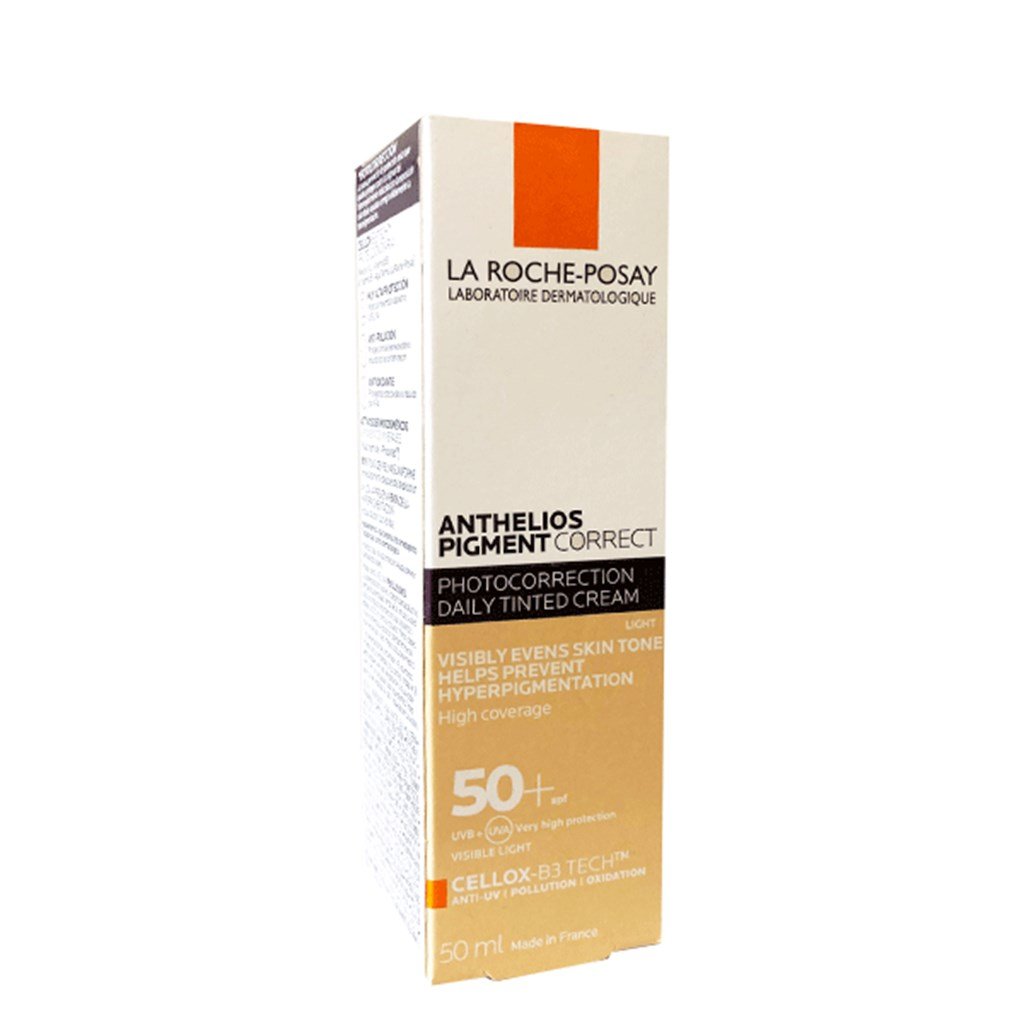 Anthelios UV Daily Pigmentcorrect Light SPF 50+ 50ml Leke Karşıtı ve Cilt Tonu Eşitleyici Güneş Koruyucu Yüz Kremi
