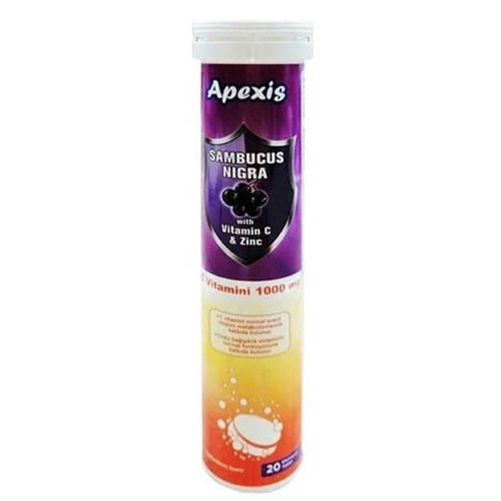 Apexis Sambucus Nigra C Vitamini 20 Efervesan Tablet
