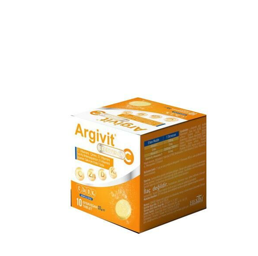 Argivit Vitamin C Efervesan 10 Saşe