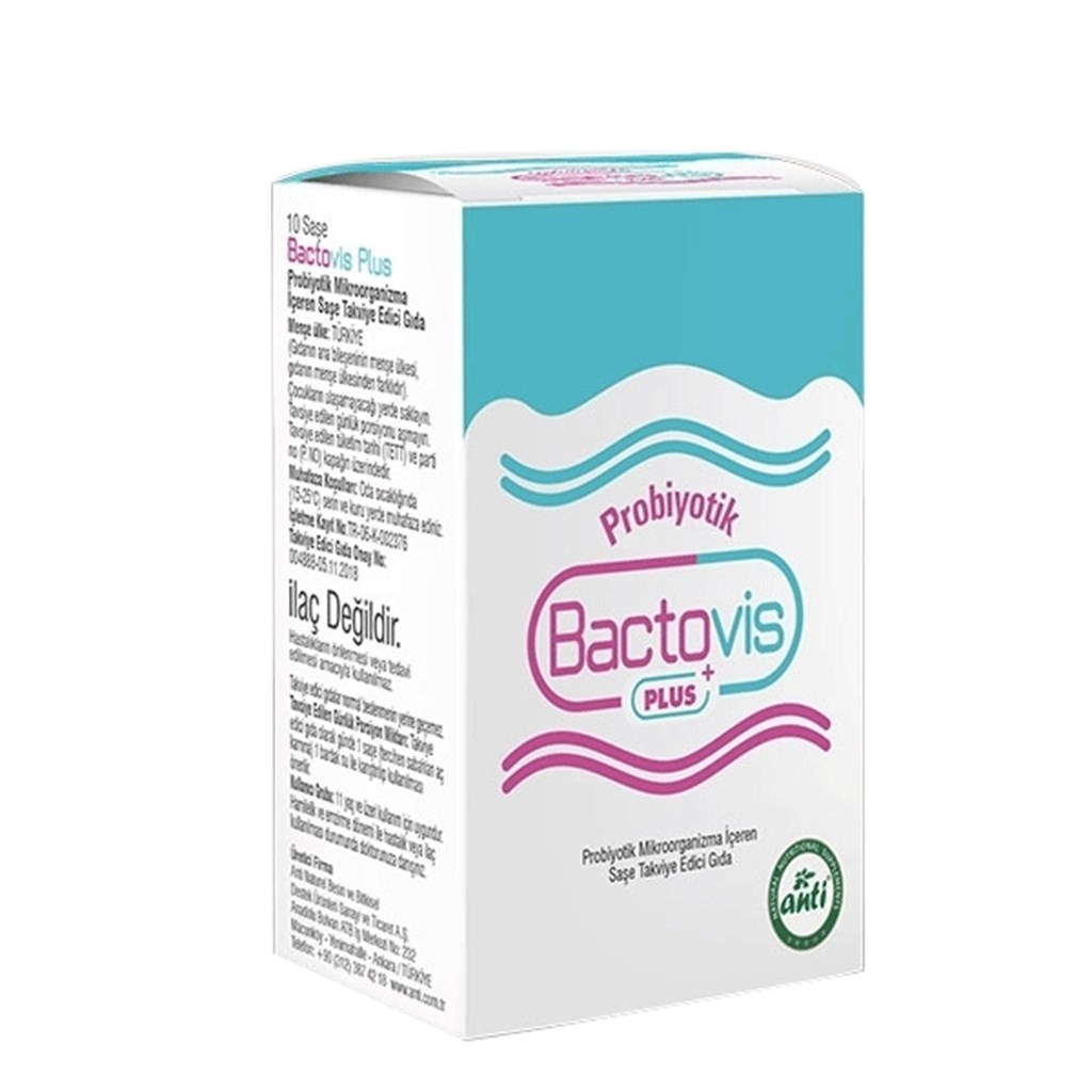 Bactovis Plus+ Probiyotik Takviye Edici Gıda 10 Saşe