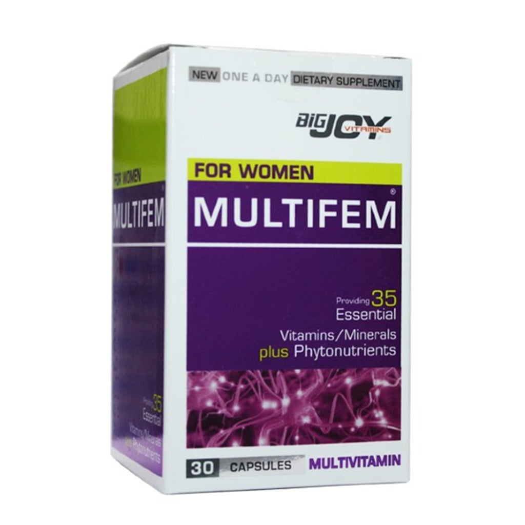 BigJoy Vitamins - Multifem 50+ 50 Kapsül