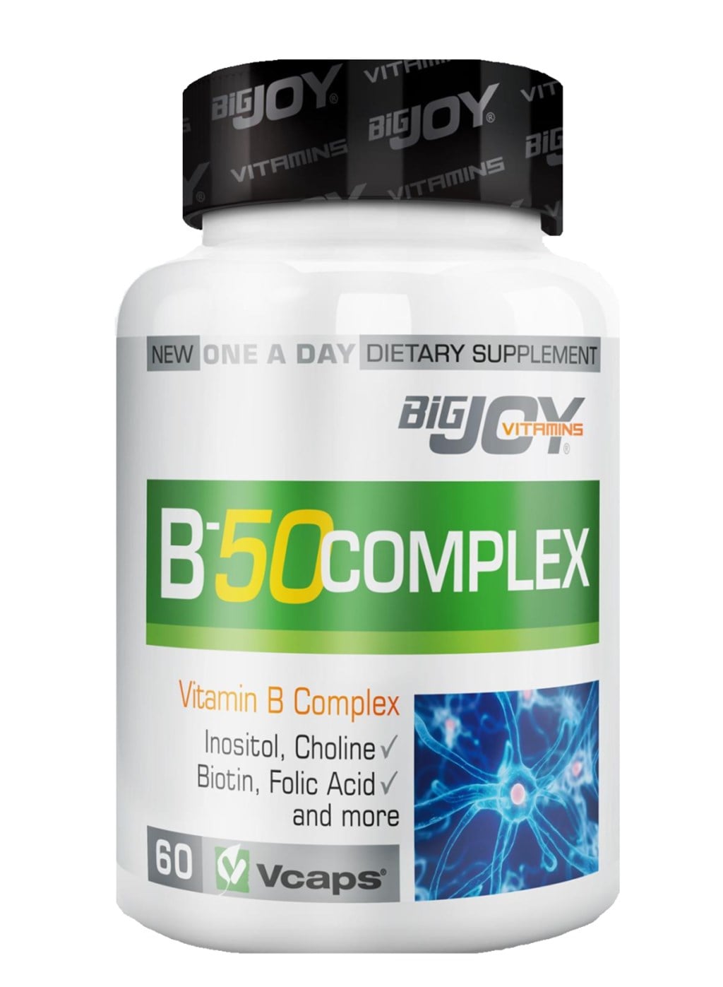 Bigjoy Vitamins B 50 Complex 60 Kapsül