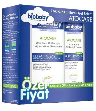 Biobaby Kuru Ve Atopik Ciltler İçin Şampuan Ve Krem