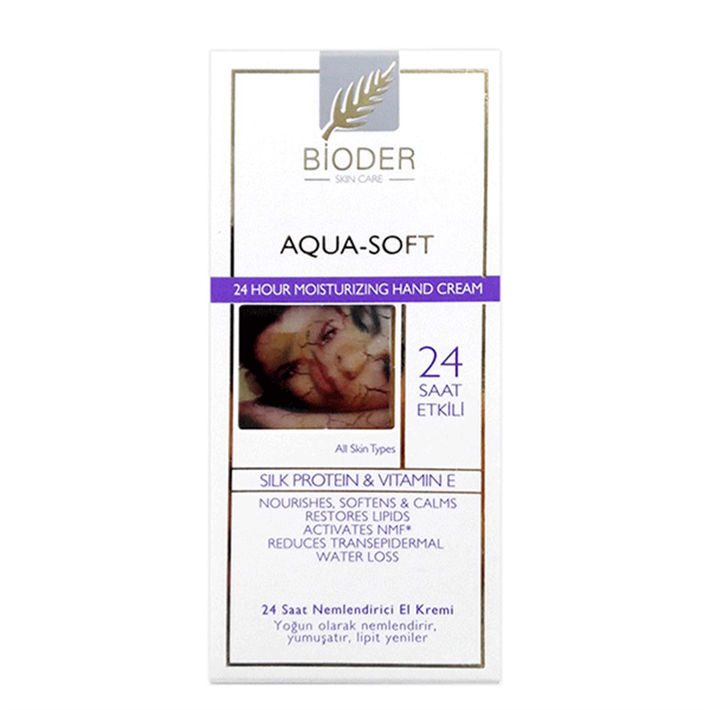 Bioder Aqua-Soft 24 Saat Nemlendirici El Kremi 50Ml