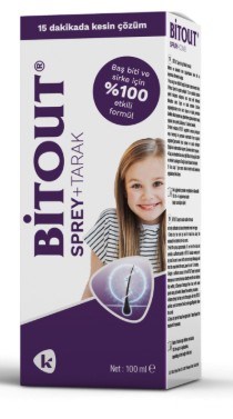 Bit Out Bit Spreyi Çelik Tarak Hediyeli