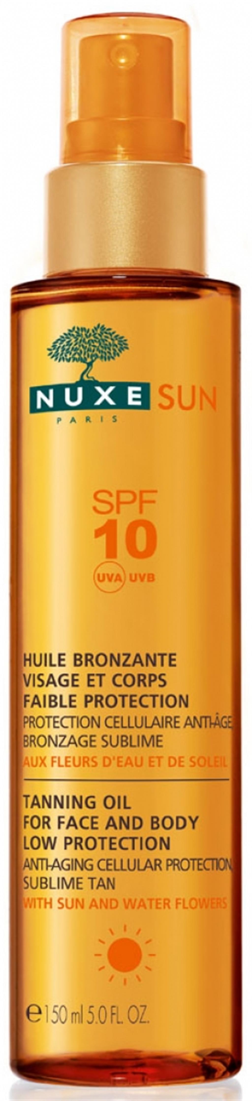 Bronzlaştırıcı Yüz ve Vücut Yağı SPF 10