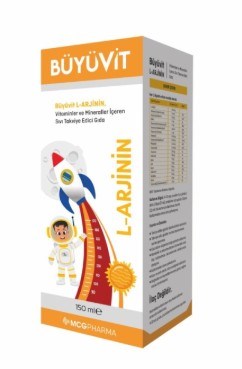 Büyüvit L Arginin Multivitamin ve Mineraller içeren Şurup 150ml