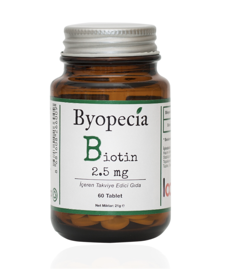 Byopecia Biotin 2,5 mg 60 Tablet