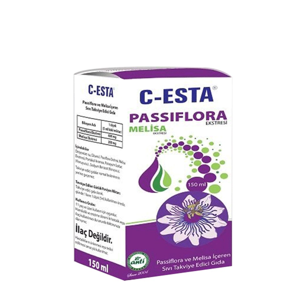 C-Esta Passiflora Melisa Ekstresi Şurubu 150 ml