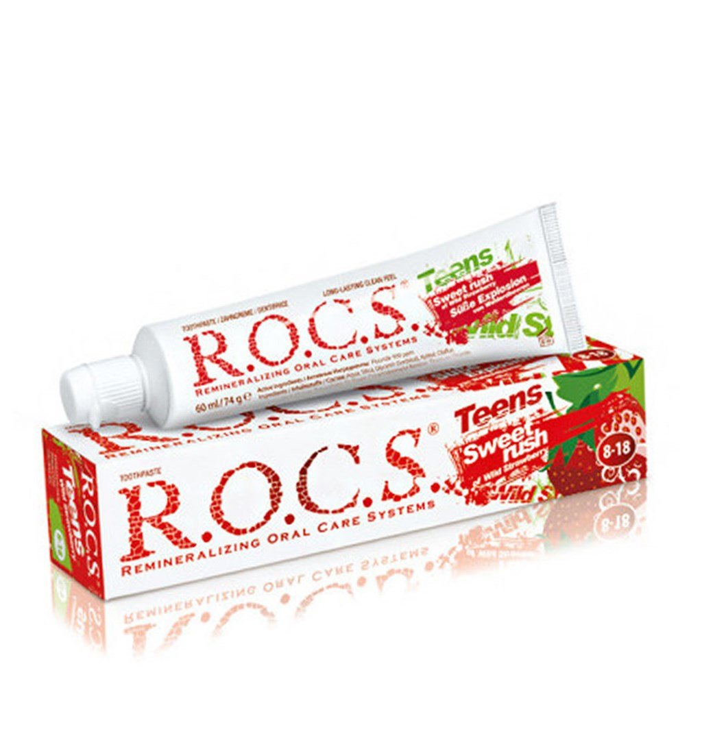 ROCS TEENS YABAN ÇİLEĞİ DİŞ MACUNU - 8-18 YAŞ