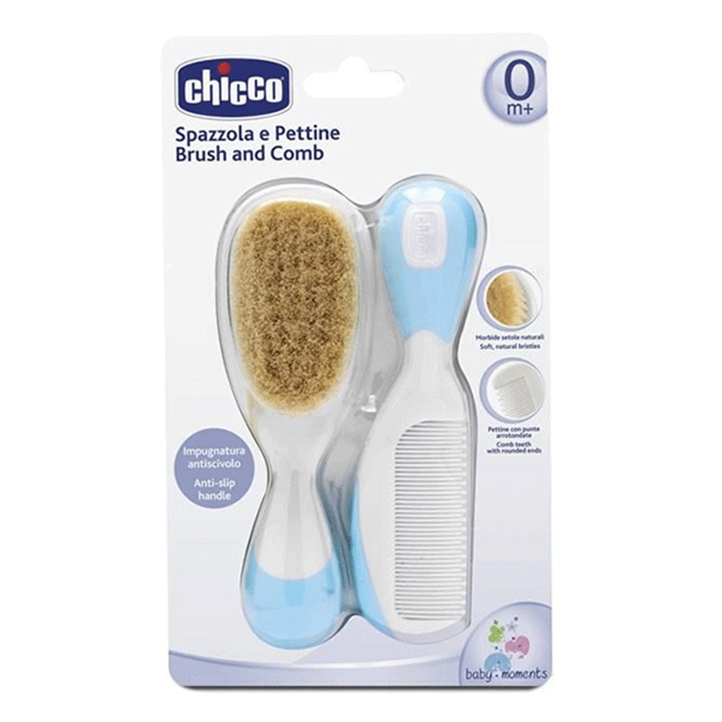 Chicco Tarak & Fırça Seti (Mavi)