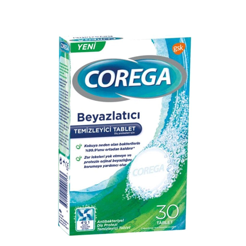 Corega Beyazlatıcı 30 Tablet
