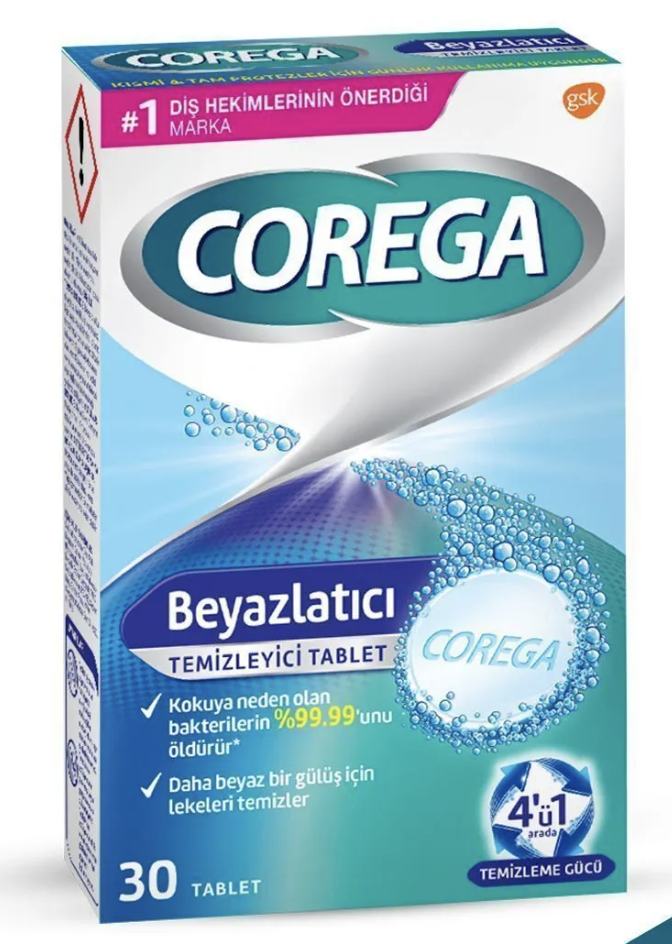 Corega Diş Protezi Temizleyici Tablet