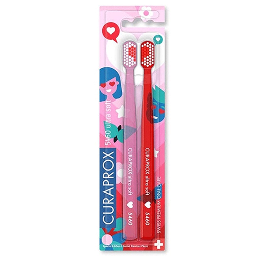 Curaprox 5460 Limited Edition Love Diş Fırçası 2'li 