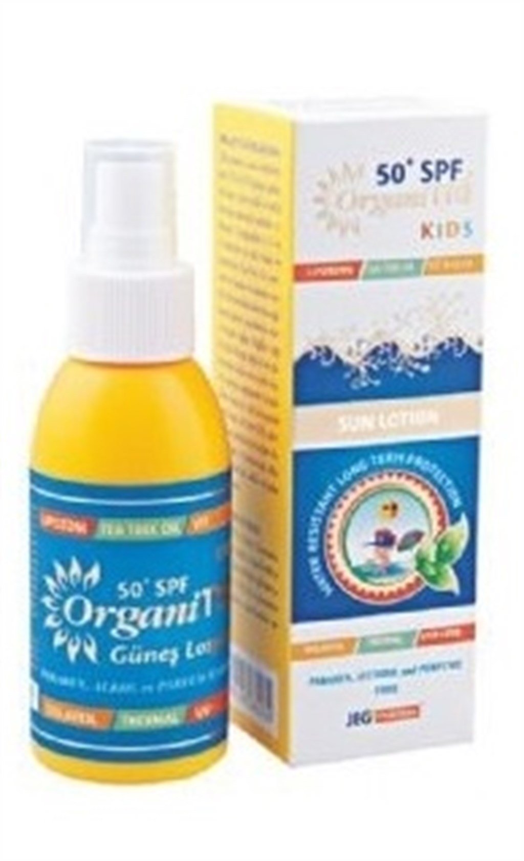 ORGANİTTO GÜNEŞ LOSYONU KİDS 50+ SPF 100 ML
