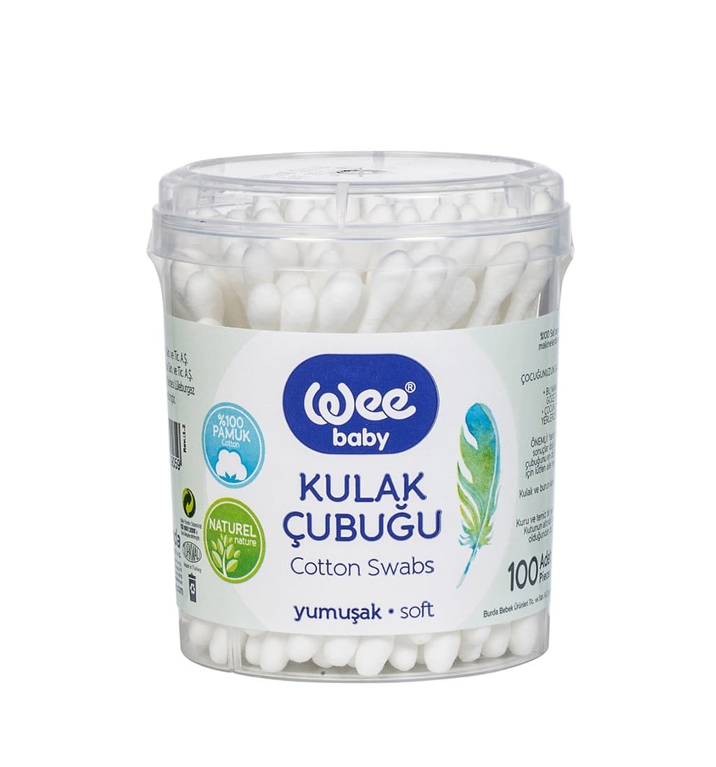WEE BABY PAMUKLU ÇUBUK 100'LÜ