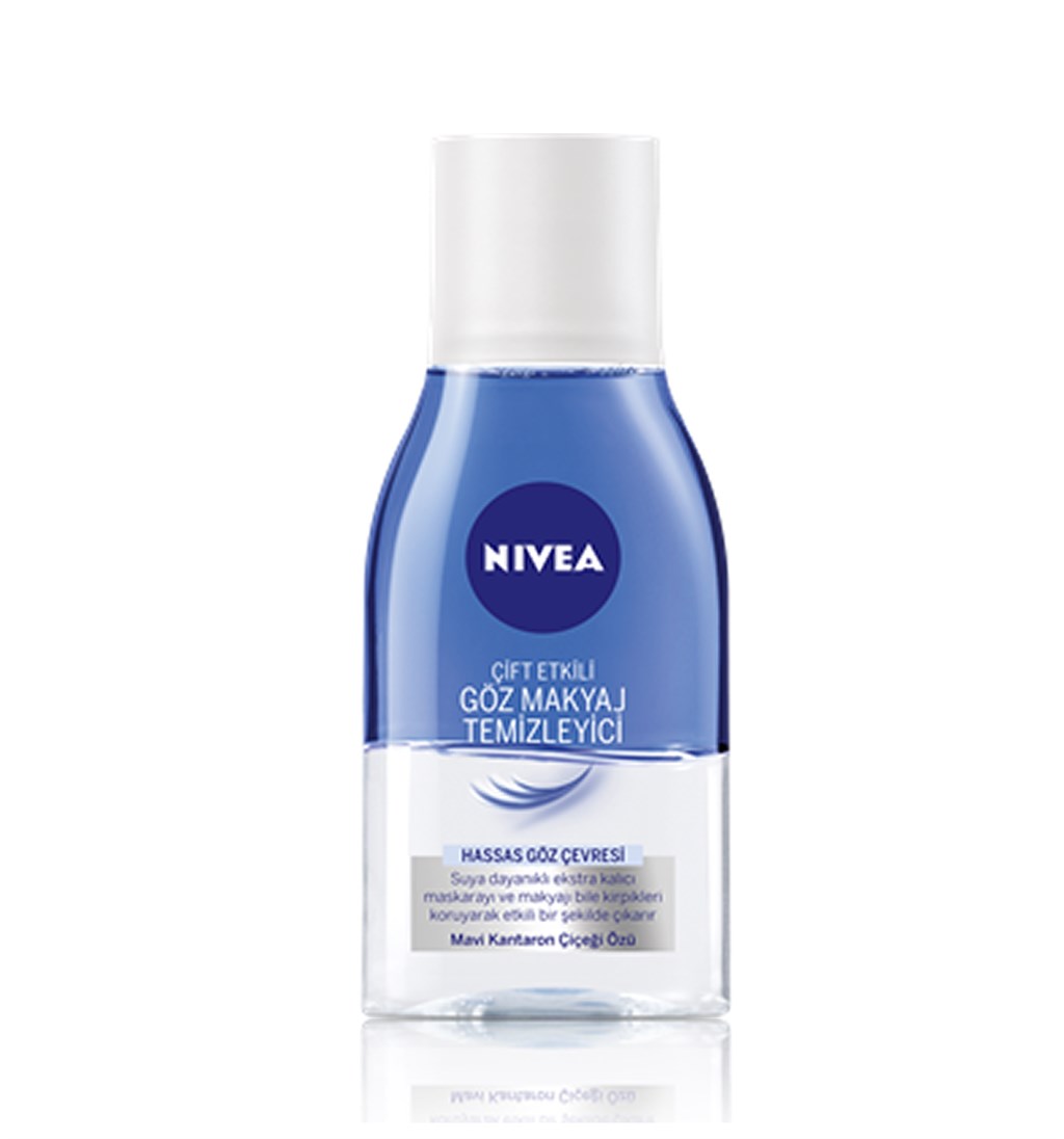NİVEA VİSAGE ÇİFT ETKİLİ GÖZ MAKYAJ TEMİZLEYİCİSİ 125ML