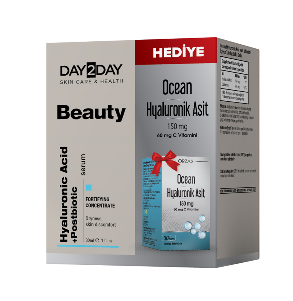 Day2day Beauty Hyaluronic Acid Serum Ocean Hyaluronik Asit Hediyeli