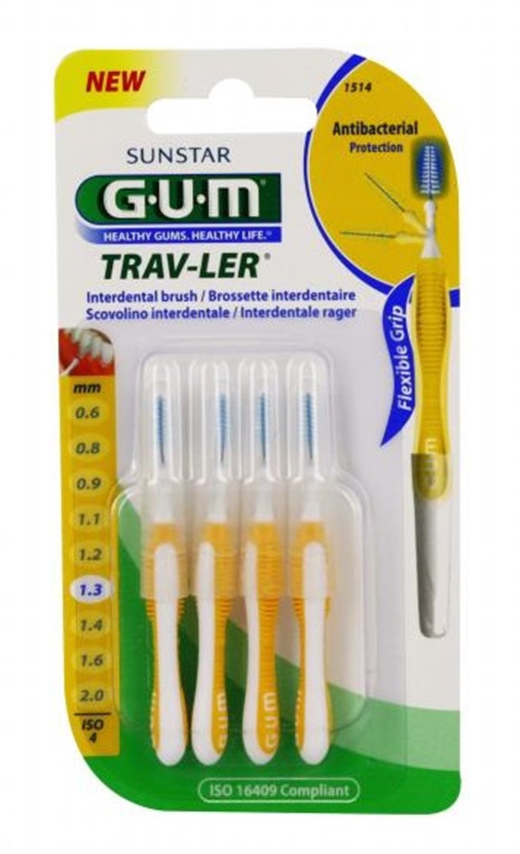 GUM TRAVLER ARAYÜZ FIRÇASI 1,3 MM 1514