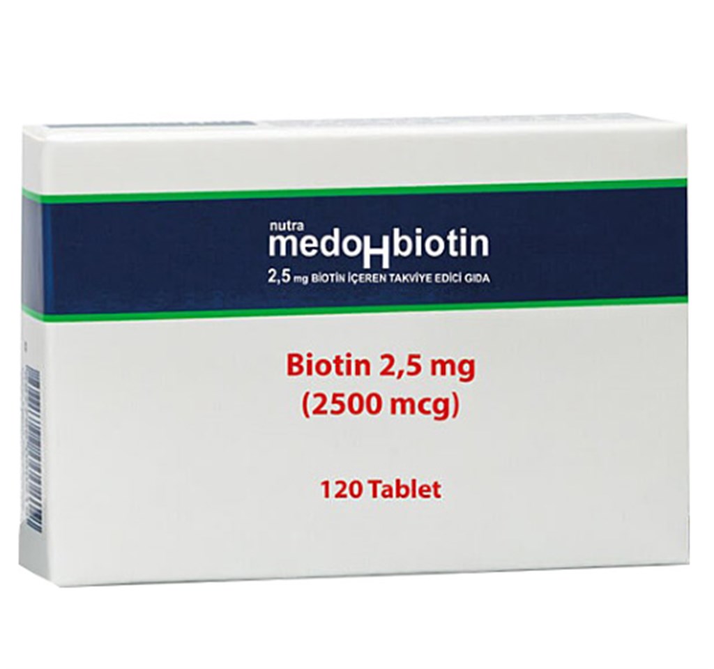 Dermoskin Medohbiotin Biotin 2,5 Mg 120 Tablet