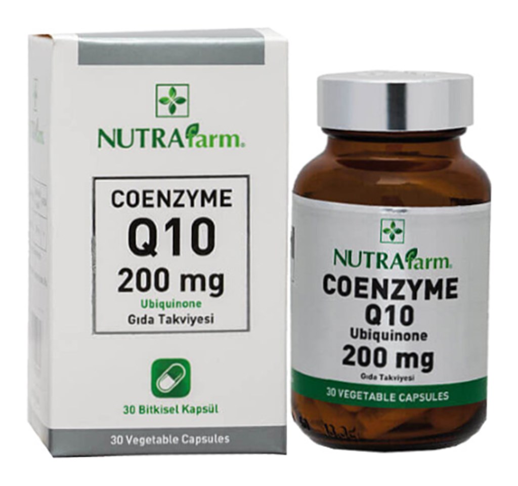Dermoskin Nutrafarm Coenzyme Q10 200 mg 30 Bitkisel Kapsül
