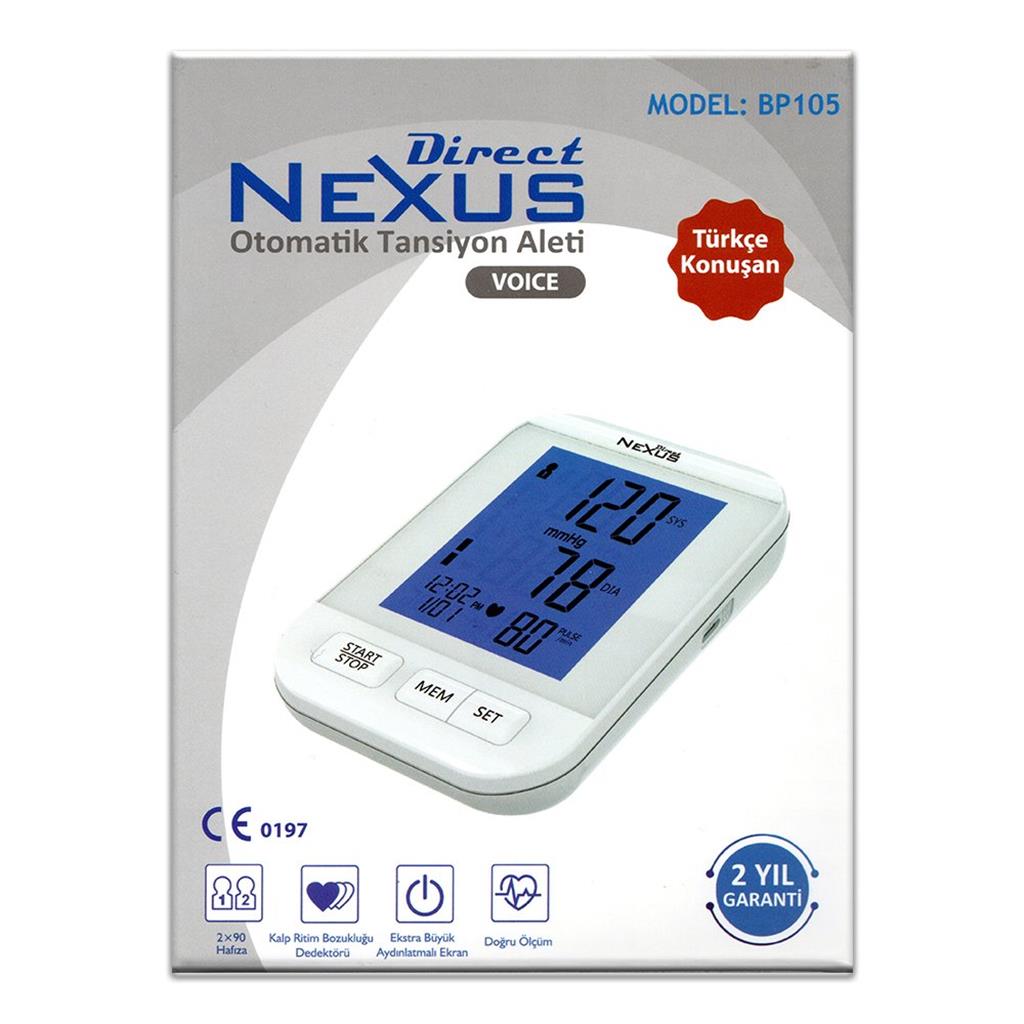 Direct Nexus Voice Konuşan Tansiyon Aleti BP105