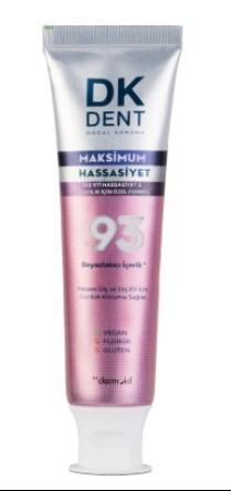 DK Dent %93 Maksimum Hassasiyet Diş Macunu 75 ml