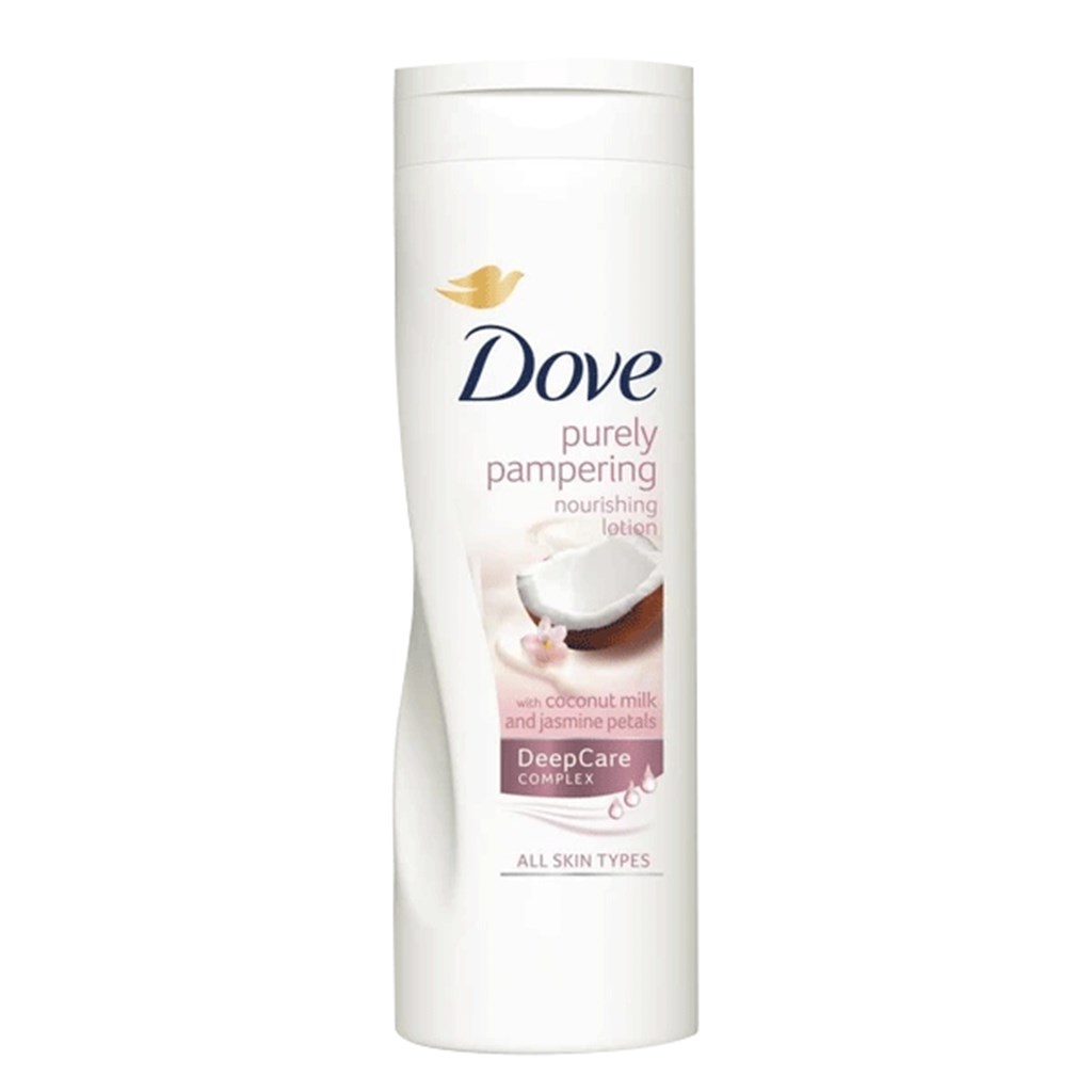 Dove Tüm Ciltler İçin Coconut Purely Pampering Vücut Losyonu 400 ml