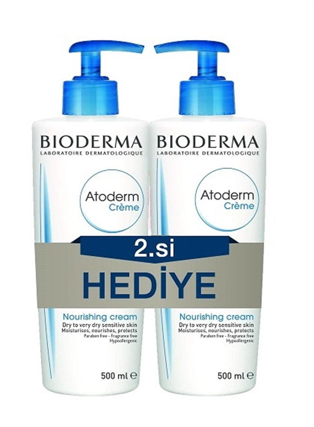 BİODERMA ATODERM CREAM 500 ML İKİNCİSİ HEDİYE