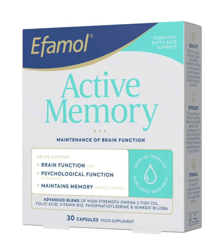 Efamol Active Memory 30 Bitkisel Kapsül