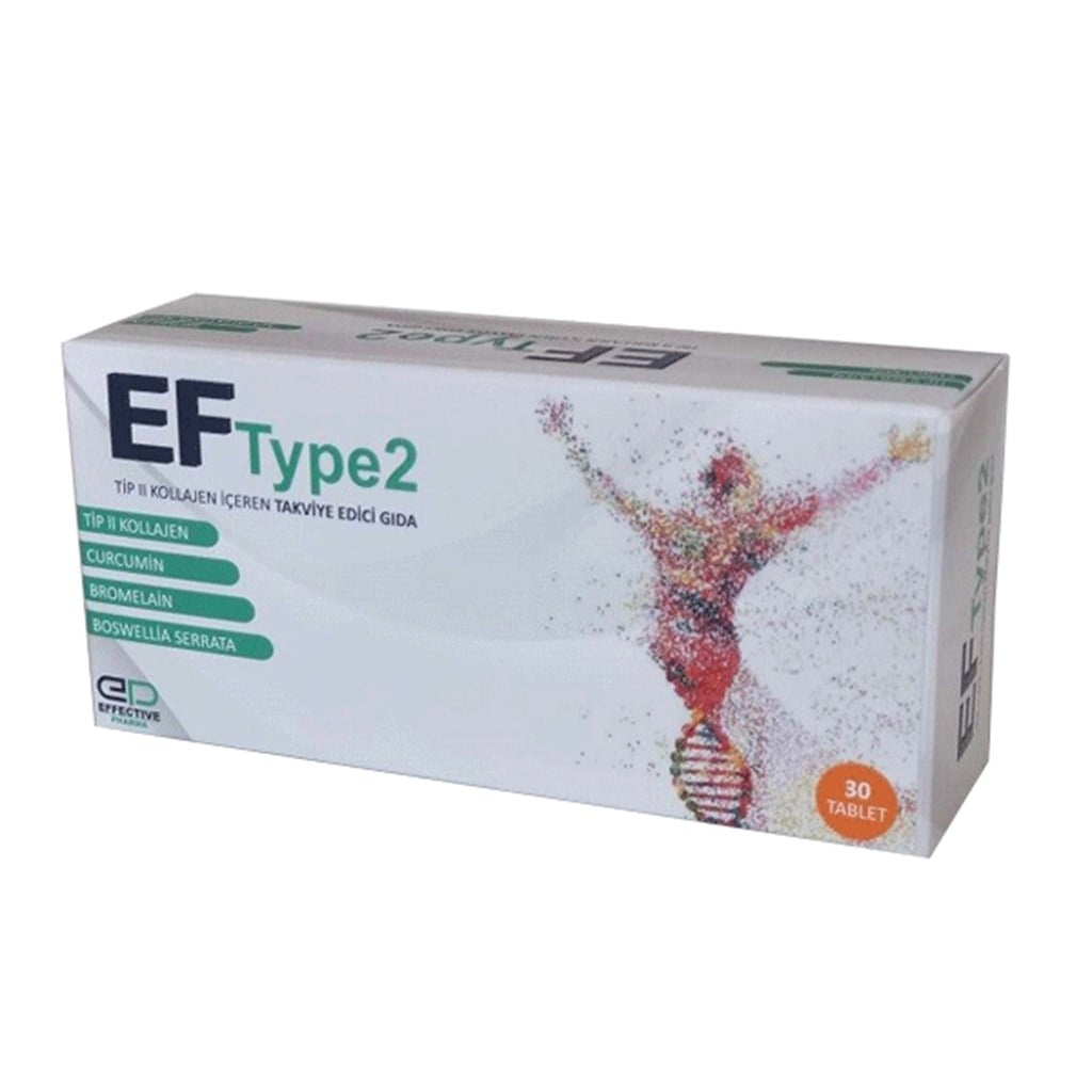 EFType2 Tip II Kollajen Tablet 30 luk