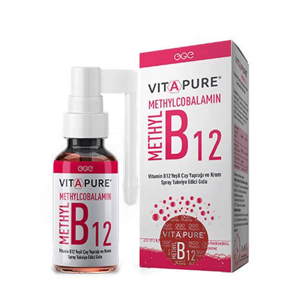 Ege Pharma İlaç Vitapure Methyl B12 Sprey 20 ml - Metilkobalamin