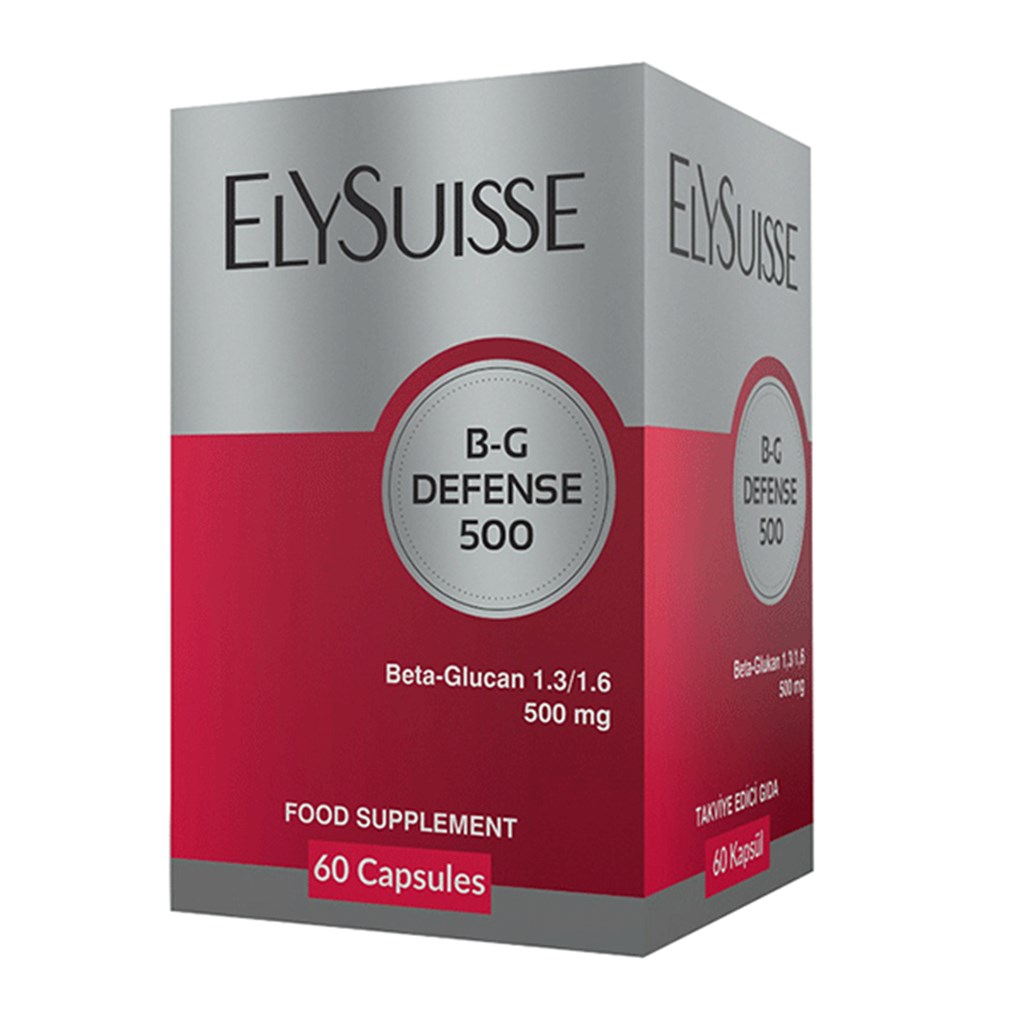 Elysuisse B-G Defense 500 mg Takviye Edici Gıda 60 Kapsül