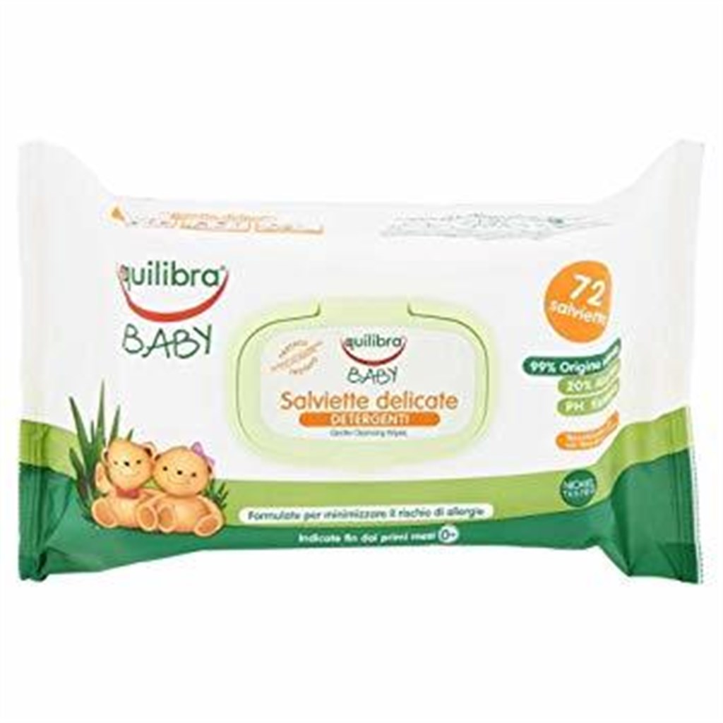 Equilibra Aloe Bebek Hassas Temizleme Mendili 72 Adet