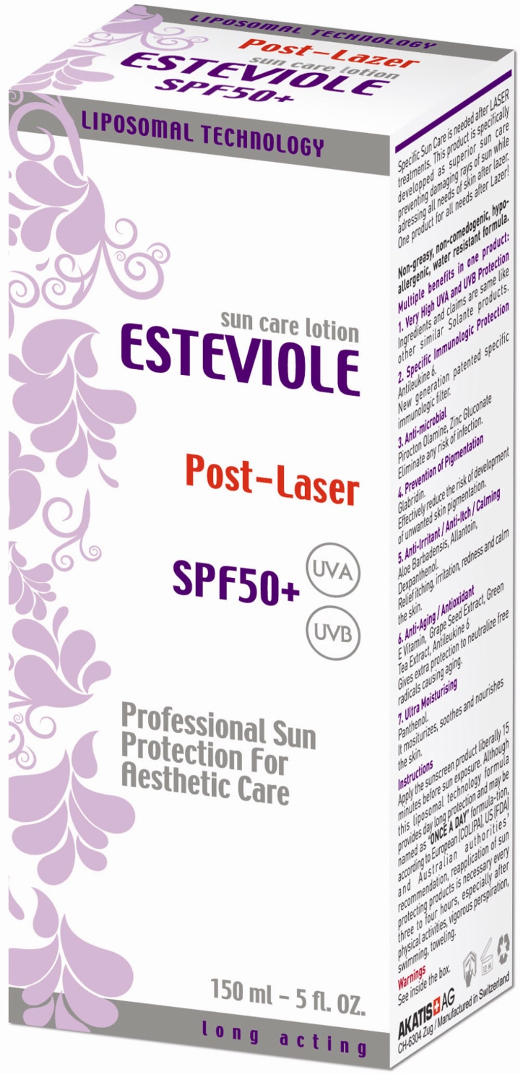 ESTEVİOLE SPF 50+ POST LAZER LOSYON