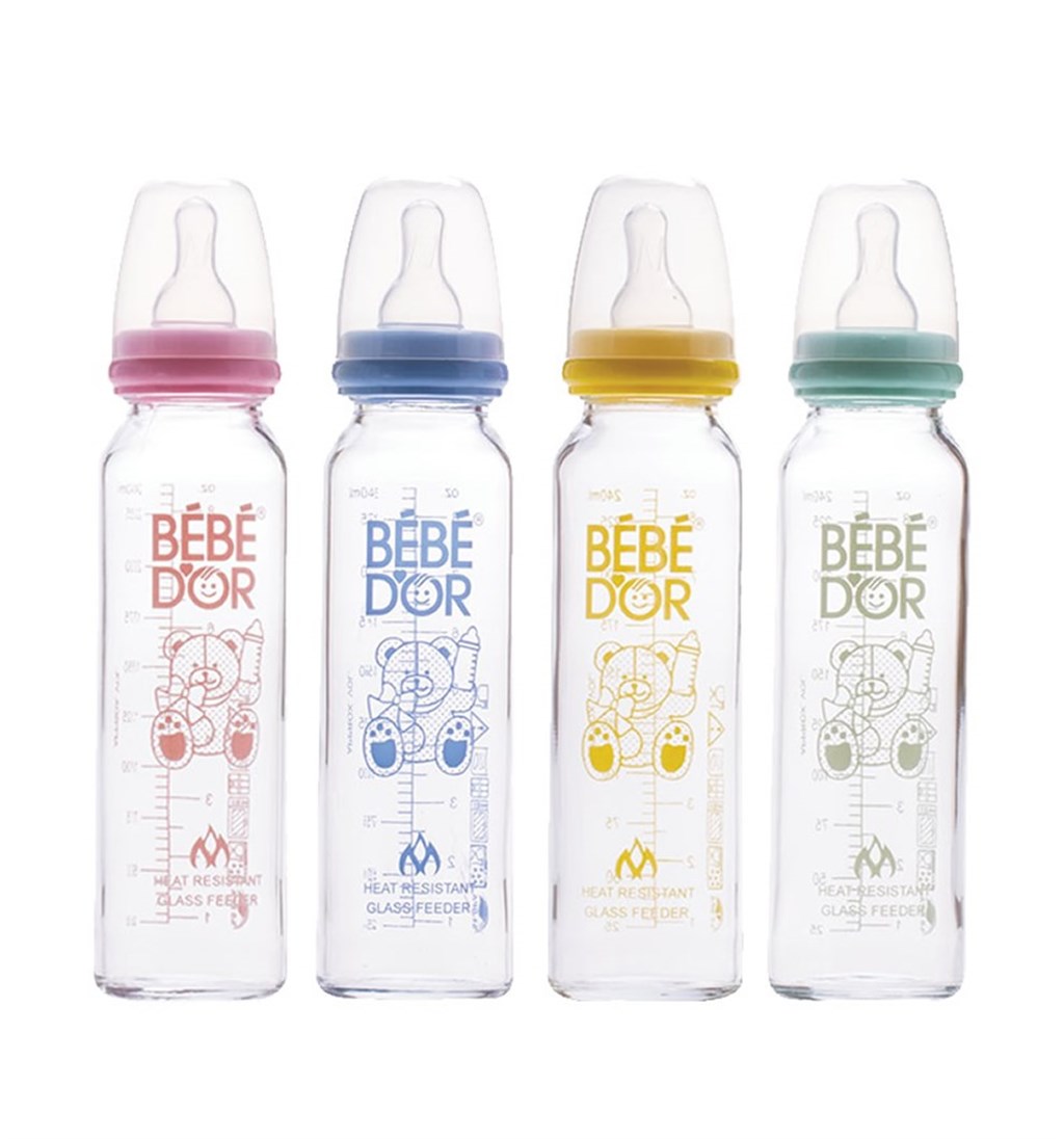 BEBEDOR ISIYA DİRENÇLİ CAM BİBERON 250ML