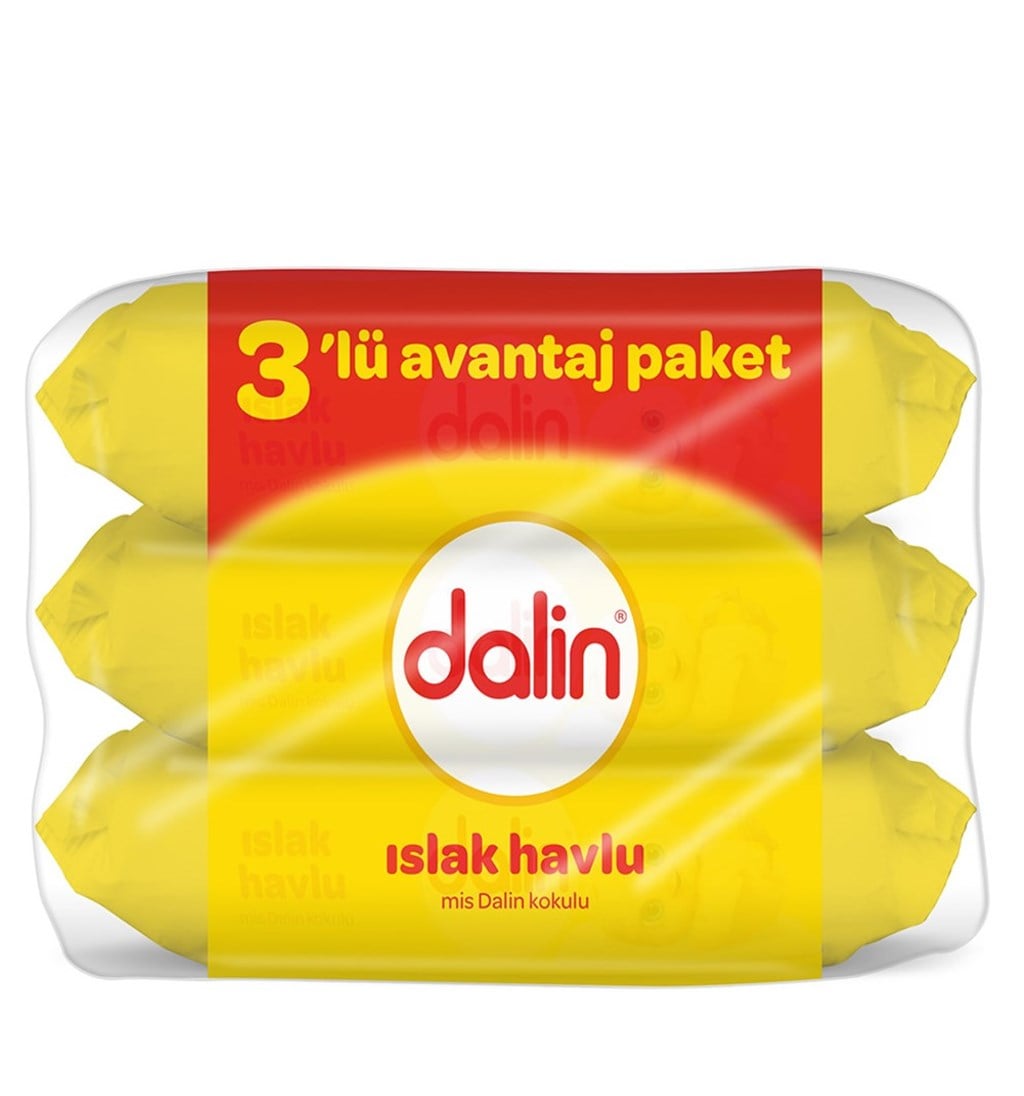 DALİN ISLAK MENDİL 3'LÜ PAKET