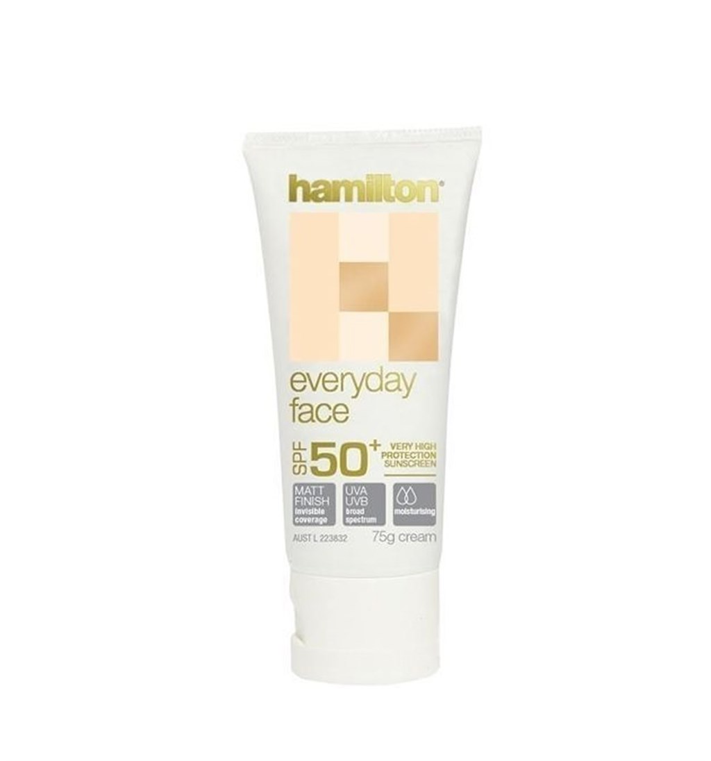 HAMİLTON EVERYDAY FACE SPF50+ CREAM 75GR - YÜZ İÇİN GÜNEŞ KORUYUCU MAT KREM