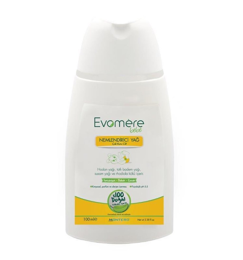 EVOMERE BEBE NEMLENDİRİCİ YAĞ 100 ML