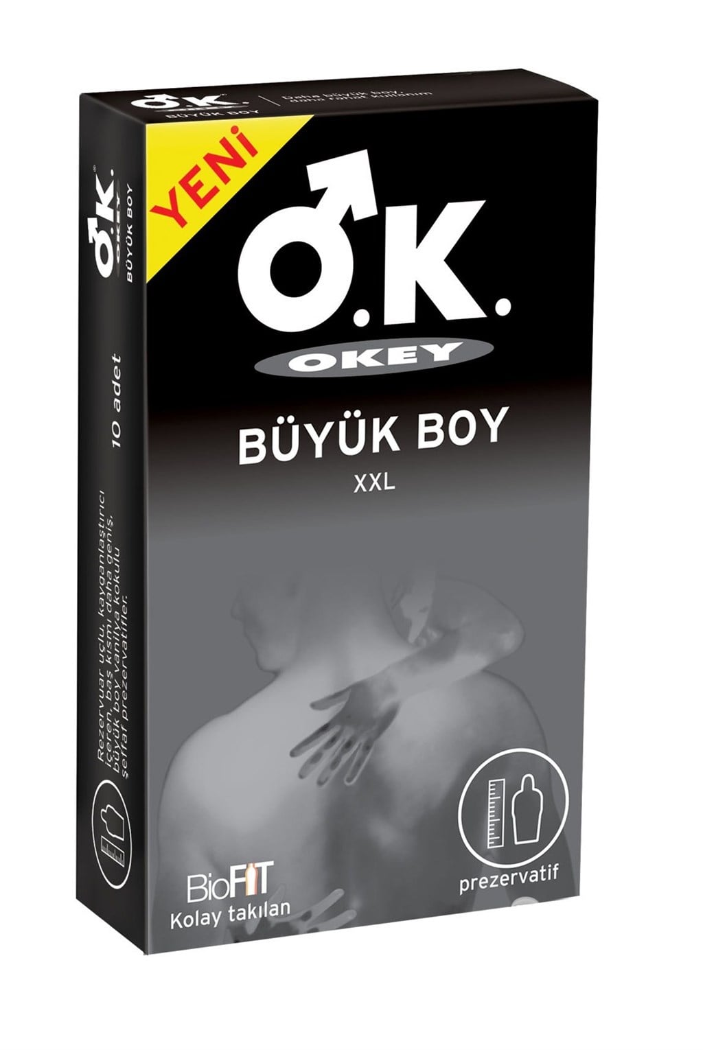 OKEY XXL BÜYÜK BOY PREZERVATİF 10 LU PAKET