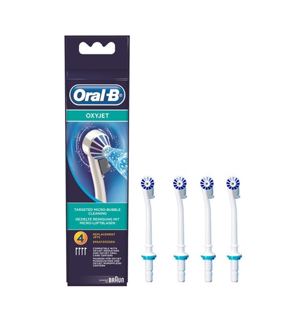ORAL-B OXYJET AĞIZ DUŞU 4'LÜ DİŞ FIRÇASI YEDEK BAŞLIĞI